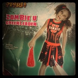 Zombie U Cheerleader Child Costume